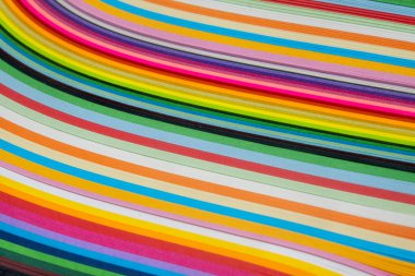 Soyut renk dalgası gökkuşağı şerit arka planı, renkli eğri çizgili arkaplan