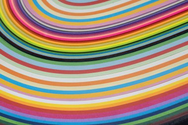 Soyut renk dalgası gökkuşağı şerit arka planı, renkli eğri çizgili arkaplan