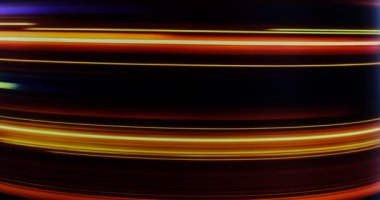 Karanlık arkaplanda soyut ışık izleri