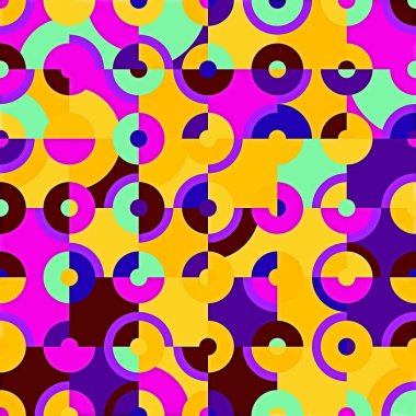 Modern sanat tasarımı için geometrik desen dokusu