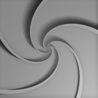 Katmanlı siyah beyaz gölgeler, gelecekteki grafik geometrik tasarım. Geometri dokusu geleceksel dekorasyonu