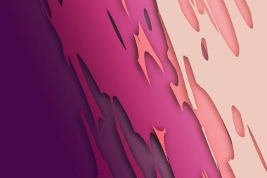 Soyut kağıt kesimi. Geleceğin grafik geometrik tasarımı. Geometri dokusu geleceksel dekorasyonu