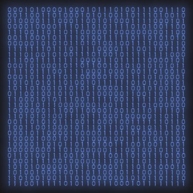 İkili kodlu soyut dijital matris arkaplanı