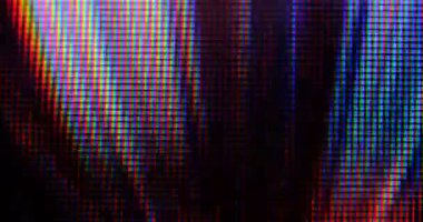 4K LED matris kırmızı, mavi ve yeşil alt pikseller, monitör veya TV ekranının uç makro görüntüsü