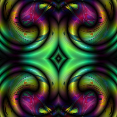 Geometrik kaleydoskop, çok renkli, dikişsiz desen. Soyut arkaplan. Güzel çok renkli kaleydoskop dokusu.