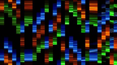 soyut renkli mozaik fayanslar, illüstrasyon tasarımı