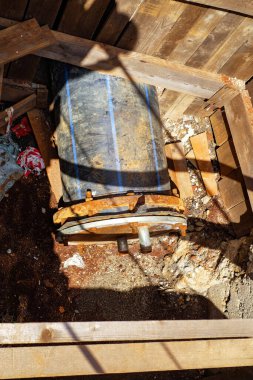 Şehrin su tedarik sisteminin rehabilitasyonu, eski su taşıma hattının restorasyonu