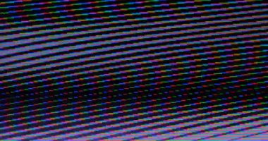 Arızalı kamera etkisi. Retro VHS arka planı. Eski video şablonu. Sinyal yok. Statik televizyon sesi, kötü televizyon sinyali.