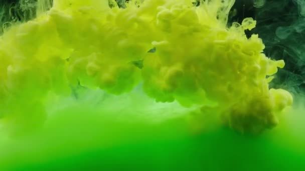 Colored Ink Water Form Abstract Smoke Pattern — Stockvideo