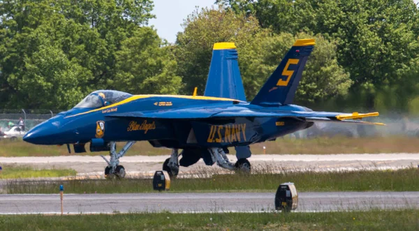 Farmingdale New York États Unis Mai 2022 Blue Angel Jet — Photo