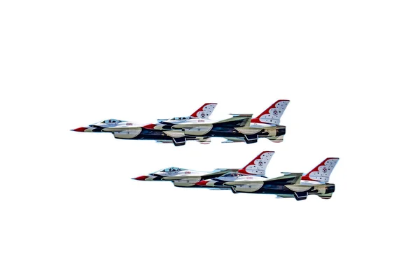Wantagh New York Usa Maj 2023 Usa Flygvapnets Thunderbird Demonstrationsteam — Stockfoto