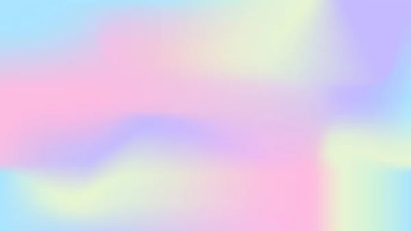 Holografische Kleurrijke Gradiënt Abstracte Achtergrond Zachte Wazige Textuur Achtergrond Voor — Stockvector