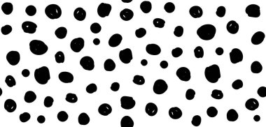 Soyut el çizimi noktalar Y2K pürüzsüz desen. Vektör grunge karalama çemberi arka planı şekillendirir