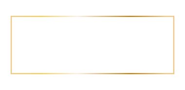 Altın dikdörtgen ince çerçeve. Davetiyeler için ince estetik geometrik parlaklık sınırını yönlendir