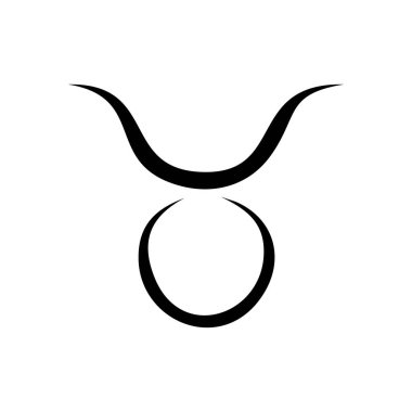 Taurus Zodyak imzalı estetik grafik simgesi