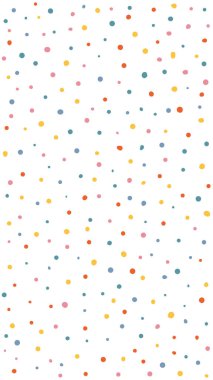 Soyut noktalar elle çizilmiş Y2K saf dikey dikey desen. Vektör organik karalama çemberi 70 'lerin modaya uygun tarzında benekli arkaplan