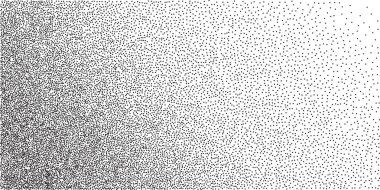 Gürültülü noktalı benekli gradyan desenli arka plan. Soyut vektör yarım ton dokusu