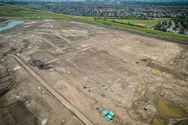 Saskatchewan, Saskatchewan 'da bir mahalle olan Brighton' un havadan görünüşü, şehrin doğu yakasındaki Holmwood Banliyö Geliştirme Bölgesi için planlanan birkaç topluluğun ilki..