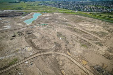 Saskatchewan, Saskatchewan 'da bir mahalle olan Brighton' un havadan görünüşü, şehrin doğu yakasındaki Holmwood Banliyö Geliştirme Bölgesi için planlanan birkaç topluluğun ilki..