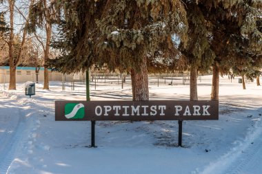Optimist Park is located in the Riversdale neighborhood of Saskatoon.