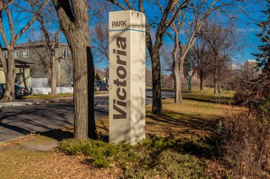 Victoria Park in Saskatoon, Canada. High quality photo