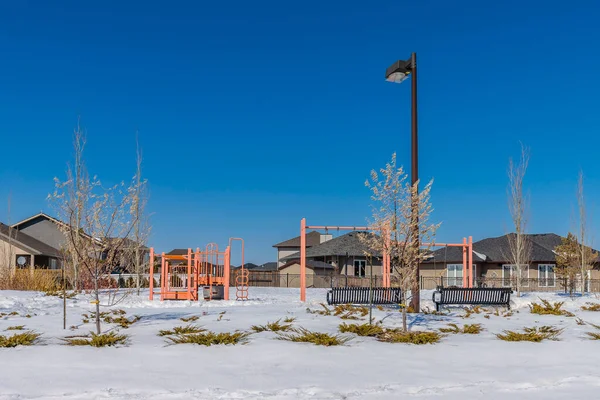 Genereux Park Est Situé Dans Quartier Willowgrove Saskatoon — Photo