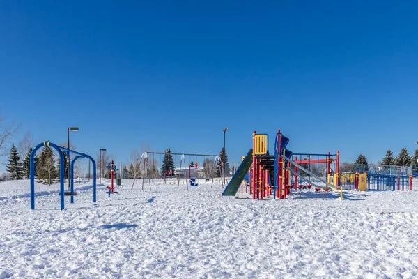 Rochdale Park Található Lawson Heights Szomszédságában Saskatoon — Stock Fotó