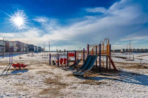 Struthers Park Located Rosewood Neighborhood Saskatoon — Stock Photo, Image