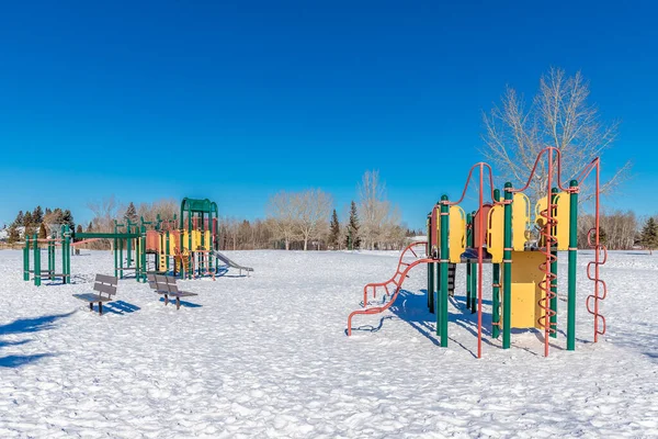 Parkridge Park Található Parkridge Szomszédságában Saskatoon — Stock Fotó
