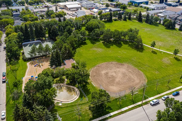 Optimist Park Located Riversdale Neighborhood Saskatoon — Fotografia de Stock
