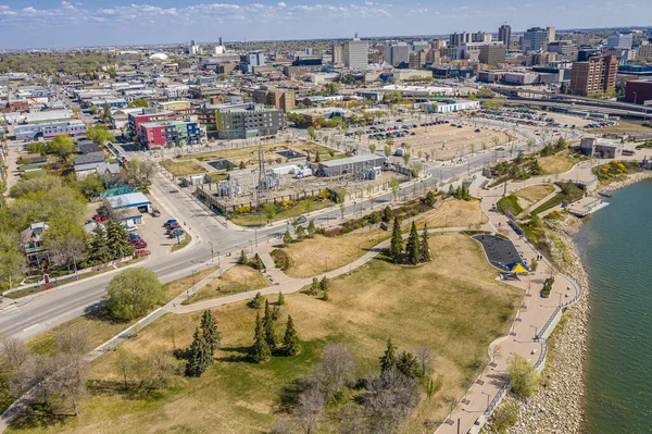 Victoria Park Znajduje Się Dzielnicy Riversdale Saskatoon — Zdjęcie stockowe