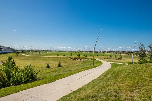 Misaskwatomina Park Gelegen Evergreen Buurt Van Saskatoon — Stockfoto