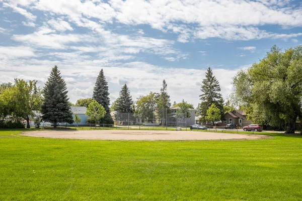 Andrews Park Está Localizado Bairro King George Saskatoon — Fotografia de Stock