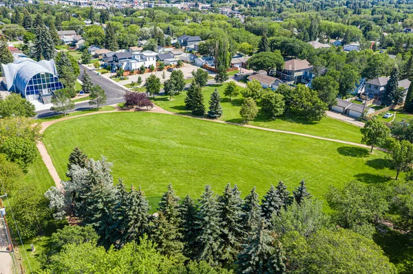 Raoul Wallenberg Park Located Varsity View Neighborhood Saskatoon — ストック写真