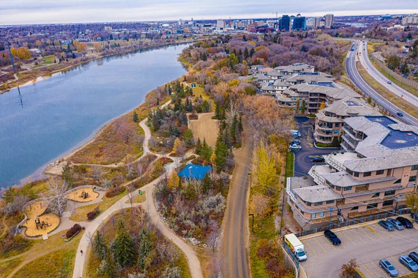 Gabriel Dumont Park Ligger Buena Vista Stadsdelen Saskatoon — Stockfoto