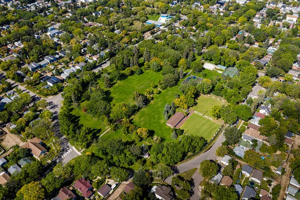 Ashworth Holmes Park Liegt Caswell Hill Viertel Von Saskatoon — Stockfoto