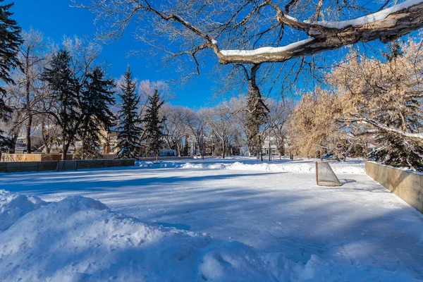 Idylwyld Park Located Nutana Neighborhood Saskatoon — Foto Stock