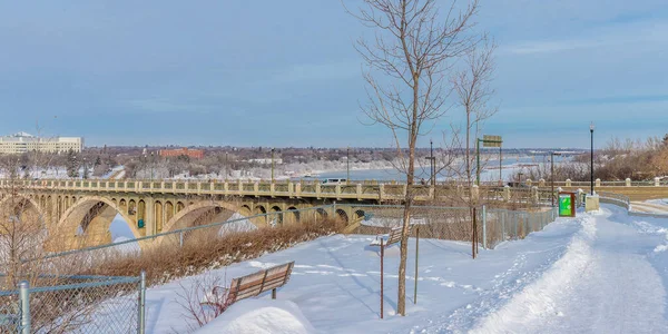 stock image Cosmopolitan Park is located in the Nutana neighborhood of Saskatoon.