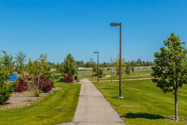 Der Peter Zakreski Park Liegt Viertel Stonebridge Von Saskatoon — Stockfoto