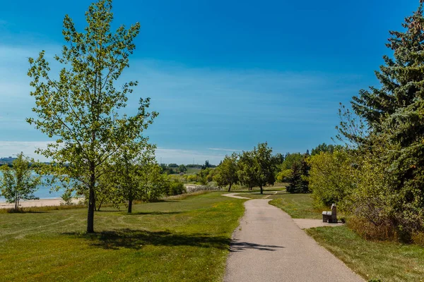 Pcr Banting Park Gelegen Wijk River Heights Saskatoon — Stockfoto
