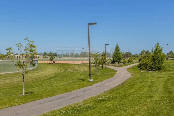 Peter Zakreski Park Located Stonebridge Neighborhood Saskatoon — ストック写真