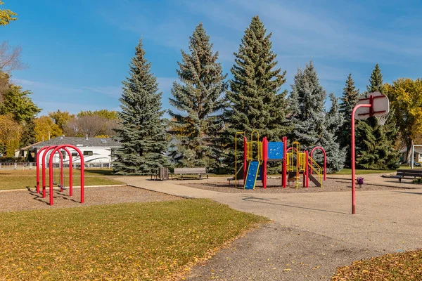 Peter Pond Park Található Meadowgreen Szomszédságában Saskatoon — Stock Fotó