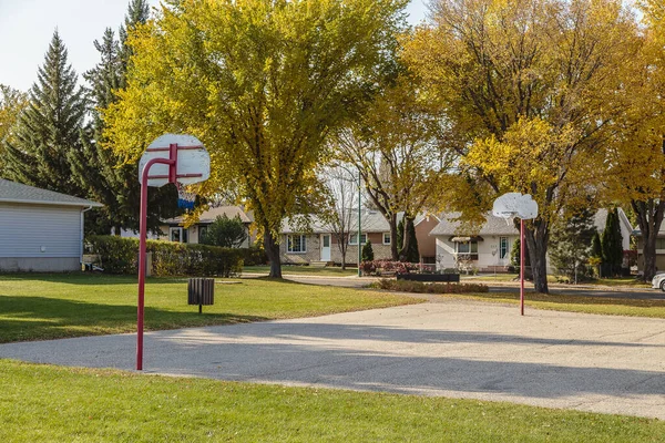 Der Peter Pond Park Liegt Grünen Viertel Von Saskatoon — Stockfoto