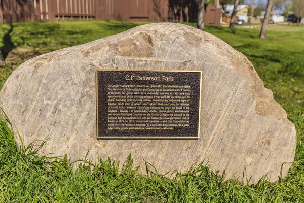 Der Patterson Park Liegt Sutherland Viertel Von Saskatoon — Stockfoto