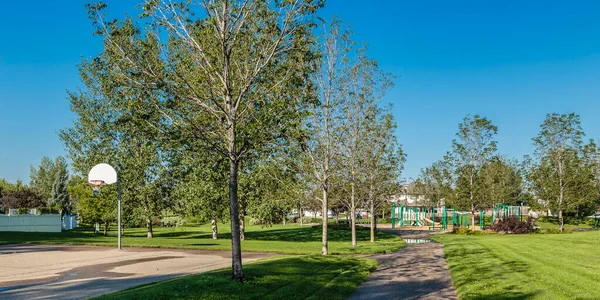 Avalon Park Encuentra Barrio Avalon Saskatoon — Foto de Stock
