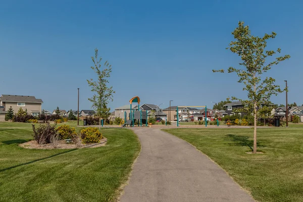 Jordan Park Encuentra Barrio South Kensington Saskatoon — Foto de Stock