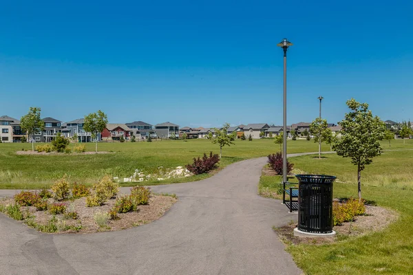 Parc Blair Nelson Est Situé Dans Quartier Stonebridge Saskatoon — Photo