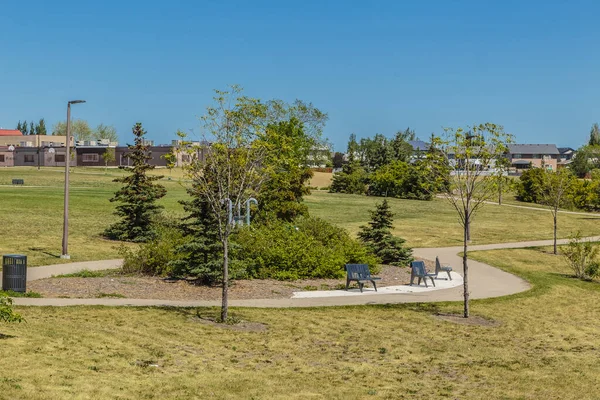Dundonald Park Trova Nel Quartiere Dundonald Saskatoon — Foto Stock