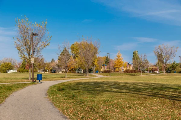 Dutchak Park Encuentra Barrio Meadowgreen Saskatoon — Foto de Stock
