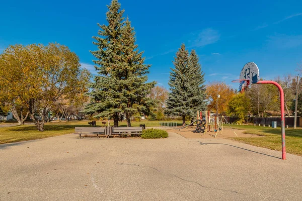 Hamilton Park Liegt Pleasant Hill Viertel Von Saskatoon — Stockfoto